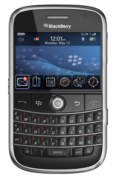 Blackberry on Blackberry Bold 9000